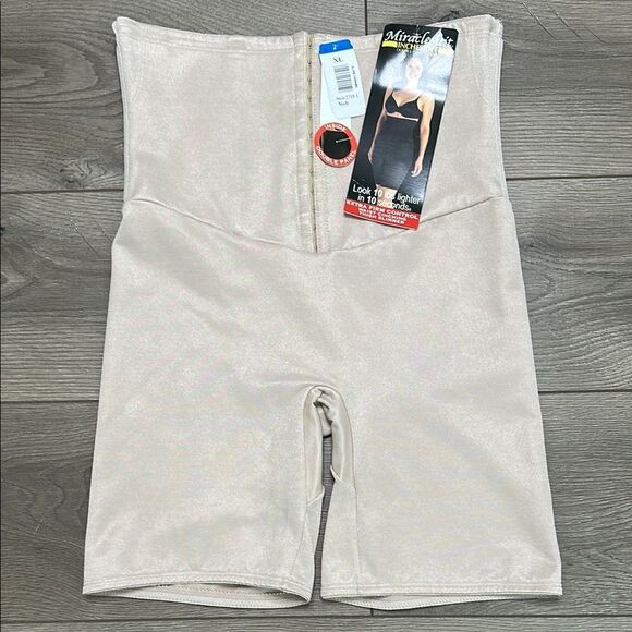 Miraclesuit Other - Miraclesuit High‎ Waist Mid Thigh Nude Tan Shapewear Size XL